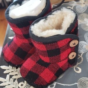 Ugg plaid booties